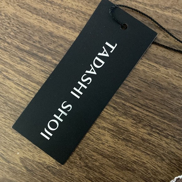 Tadashi Shoji Fitted Lace V Neck Party Dress Womens Size 6 Tan Cocktail Evening - Picture 9 of 10